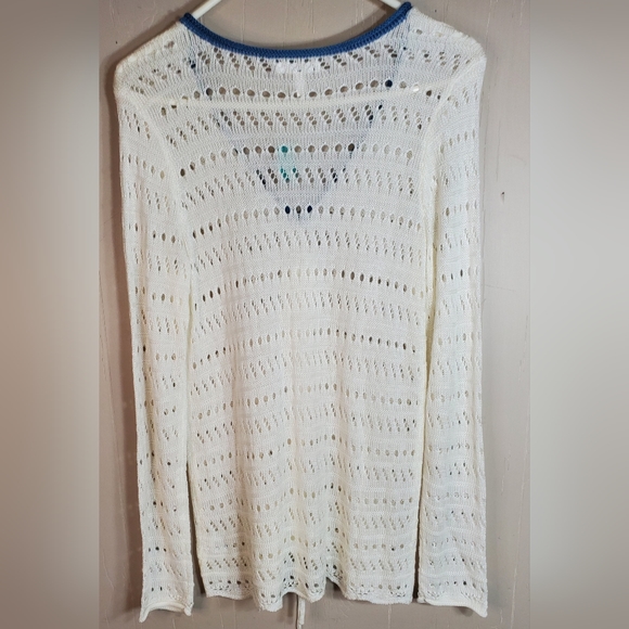 Maurices Crocheted Swim Coverup Long Sleeve NWT - Picture 2 of 8